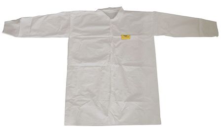 CONDOR Disposable Lab Coat, White, 3XL, PK30 30C590