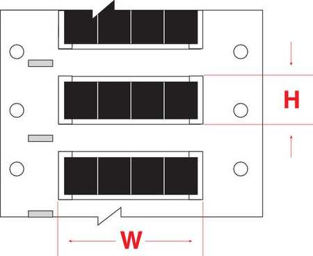 BRADY Write On Black Wire Marker Sleeves, PermaSleeve(R) Polyolefin, HX-125-2-BK-4 HX-125-2-BK-4