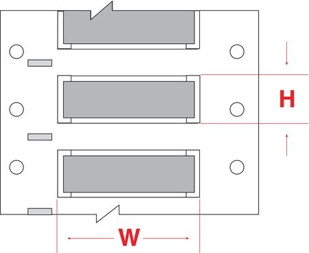 BRADY Write On Gray Wire Marker Sleeves, PermaSleeve(R) Polyolefin, PS-375-2-GY-S PS-375-2-GY-S