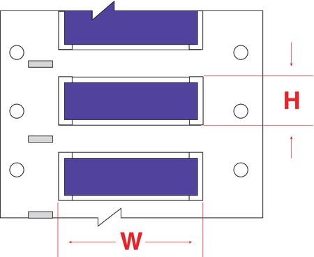 BRADY Write On Violet Wire Marker Sleeves, PermaSleeve(R) Polyolefin, PS-094-2-VT-S PS-094-2-VT-S