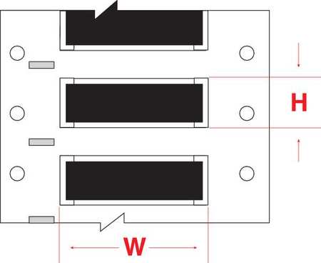 BRADY Write On Black Wire Marker Sleeves, PermaSleeve(R) Polyolefin, PS-1000-2-BK-S PS-1000-2-BK-S