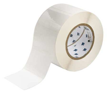 BRADY White Polyester Wire Marker, THT-19-422-1 THT-19-422-1