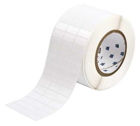 BRADY White Polyester Wire Marker, THT-5-484-10 THT-5-484-10