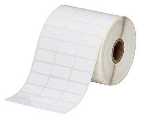 BRADY White Polyester Wire Marker, THT-5-483-5-SC THT-5-483-5-SC