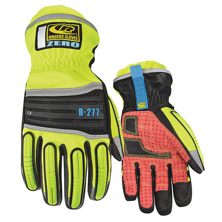 ANSELL Hi-Vis Cold Protection Gloves, Thinsulate Lining, M 277-09