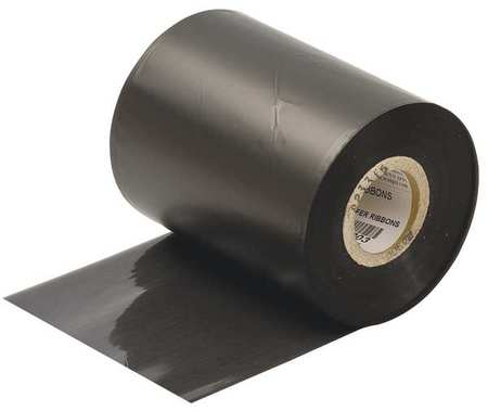 BRADY Thermal Transfer Printer Ribbon, 4-21/64" W, 500 ft. L, Black R6109