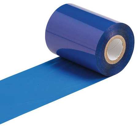 BRADY Thermal Transfer Printer Ribbon, 3-17/64" W, 984 ft. L, Blue R4402-BL