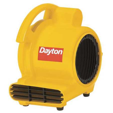 Dayton Carpet/Floor Dryer, 120V, 200 cfm, Yellow 30EK65