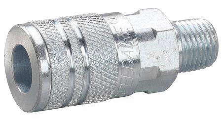 SPEEDAIRE Quick Connect Hose Coupling, 3/8 in Body Size, 3/8 in Hose Fitting Size, Sleeve, 30E689 30E689