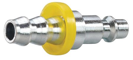 SPEEDAIRE Coupler Plug, Push On, 1/4, Steel 30E675