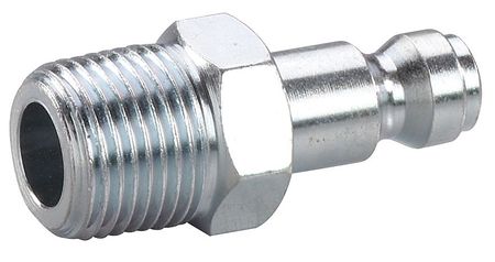SPEEDAIRE Coupler Plug, (M)NPT, 1/4, Steel 30E732