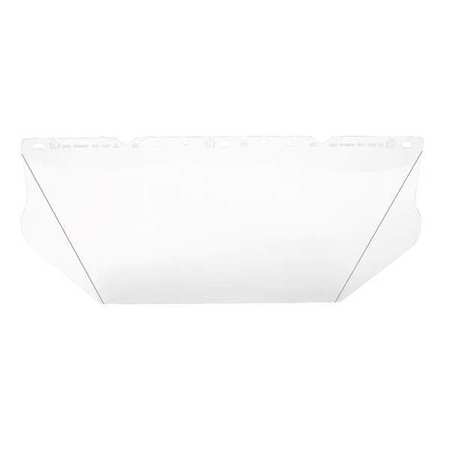 MSA SAFETY Visor, Clear, Polycarbonate 10115839