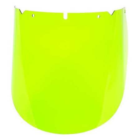 MSA SAFETY Visor, Green, Polycarbonate 10115847