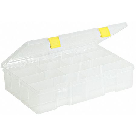 Plano Compartment Box with 4 to 15 compartments, Polypropylene, 3-1/4" H x 9.13" W 2-3730-05
