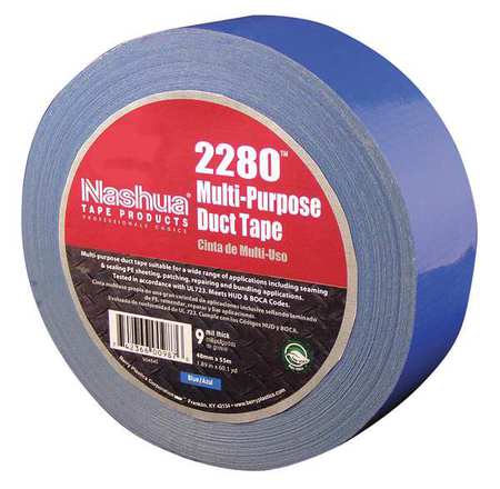 Nashua Duct Tape, 48mm x 55m, 9 mil, Blue 2280