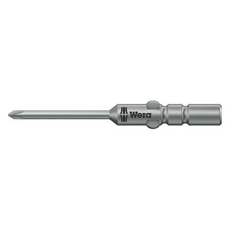 WERA Power Bit, SAE, 4mm, Hios, #00, 1-9/16", PK10 05135280001