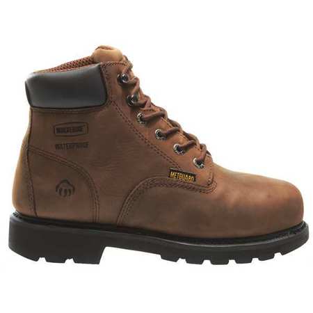 WOLVERINE Size 10W Men's 6 in Work Boot Steel Work Boot, Brown W05679