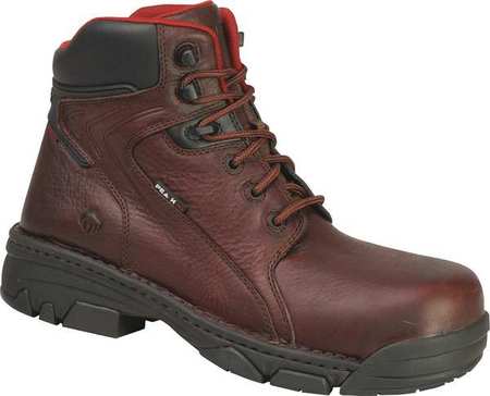 WOLVERINE Size 7 Men's 6 in Work Boot Composite Work Boot, Brown W02376