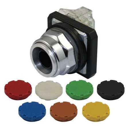 DAYTON Non-Illuminated Push Button, 30 mm, 1NO/1NC, Universal 30G439