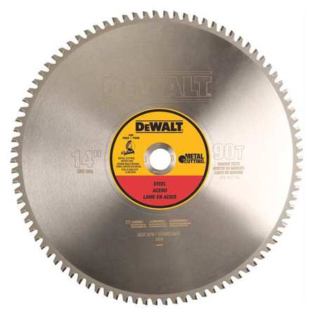 DEWALT 14" 90T Light Gauge Ferrous Metal Cutting 1" Arbor DWA7745