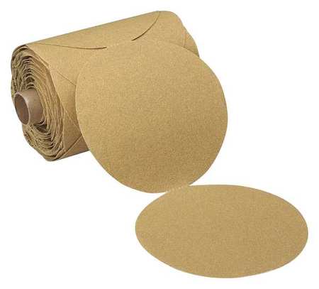 3M Paper Disc Roll, 6in.dia., P120, PK4 7000119553