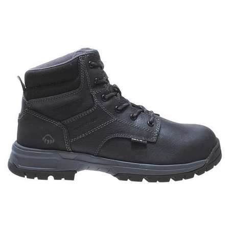 WOLVERINE Size 8 Men's 6 in Work Boot Composite Work Boot, Black W10177