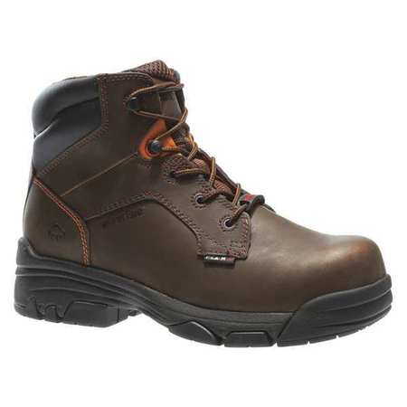 WOLVERINE Size 11 Men's 6 in Work Boot Composite Work Boot, Brown W10113