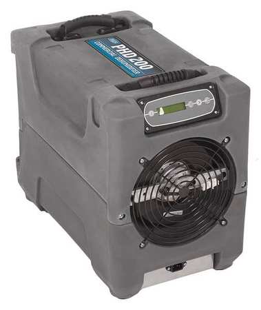 Dri-Eaz Industrial Portable Dehumidifier, 75 pt, Gray, 2 Speeds, 115V F515