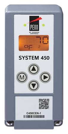 JOHNSON CONTROLS Control Module, -50 Degrees to 360 Degrees F, 24VAC C450CRN-1C
