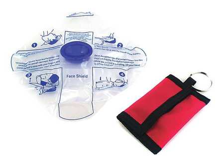 MEDSOURCE CPR Faceshield, Small, Red MS-21105