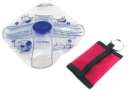 MEDSOURCE CPR Faceshield, Small, Red MS-21106