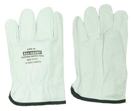 Salisbury Elec. Glove Protector, 9, Cream, PR ILPG10/9