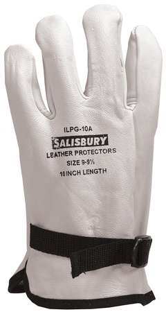 SALISBURY Elec. Glove Protector, 8, Cream, PR ILPG10A/8