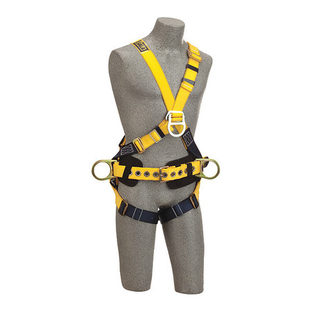 3M DBI-SALA Full Body Harness, 2XL, Repel(TM) Polyester 1101818