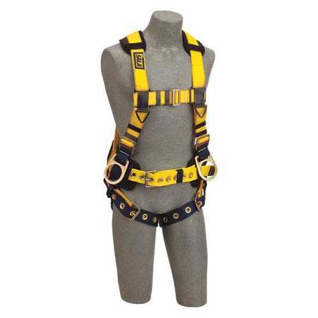 3M DBI-SALA Full Body Harness, S, Polyester 1106403