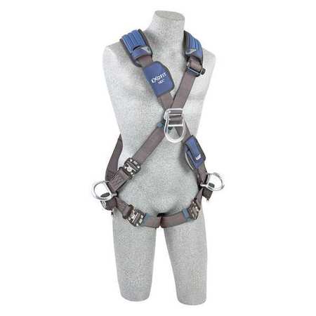 3M DBI-SALA Full Body Harness, L, Repel(TM) Polyester 1113112