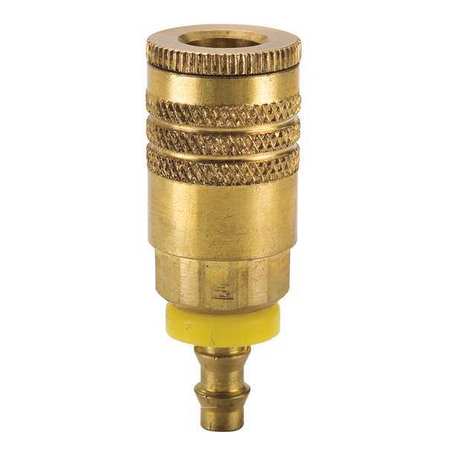 PARKER Coupler Body, Brass, Push On, 25 cfm B50-3BP