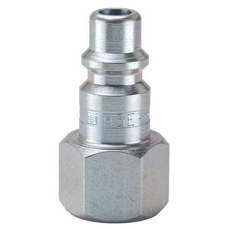 PARKER Coupler Plug, Steel, 1/2 In. Pipe, 110 cfm H3F
