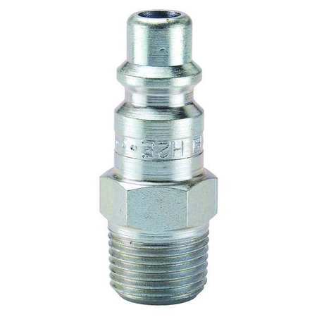PARKER Coupler Plug, Steel, MNPT, 1/4 In. Pipe H2C