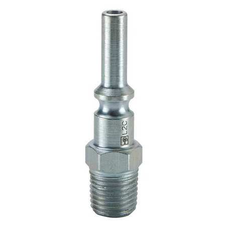 PARKER Coupler Plug, Steel, MNPT, 1/4 In. Pipe L2C