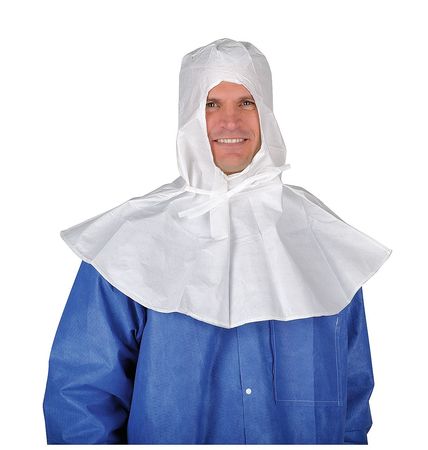 INTERNATIONAL ENVIROGUARD GammaGuard® CE, Sterile Hood, Ties in Back, Serged Seam, PK100 CE111063CIS