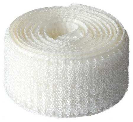 VELCRO BRAND Reclosable Fastener, No Adhesive, 150 ft, 1 in Wd, White 186540