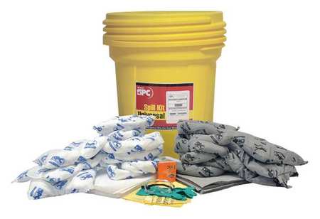 BRADY SPC ABSORBENTS Spill Kit, Universal, Yellow SKMA-30