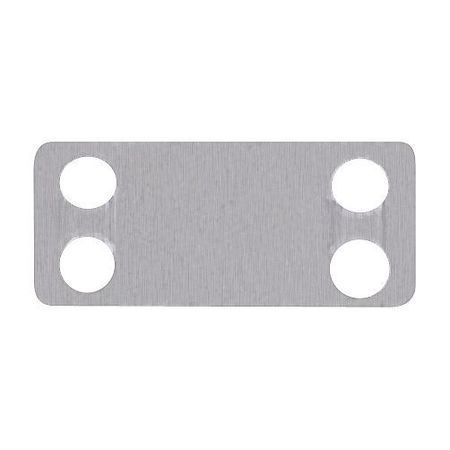 PANDUIT Embossing Tag, 316 SS, 8 Chr, Natural, PK100 MMP172-C316