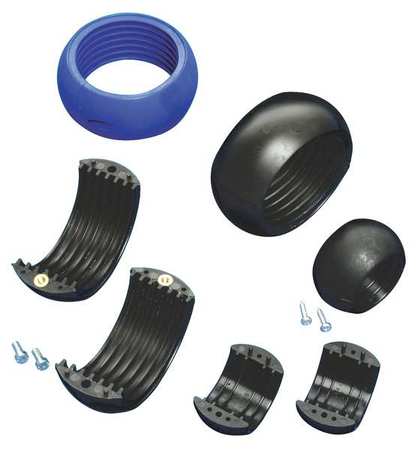 REIKU Tubing Protector, 0.360in, Black, Polyamide PAPRB-70