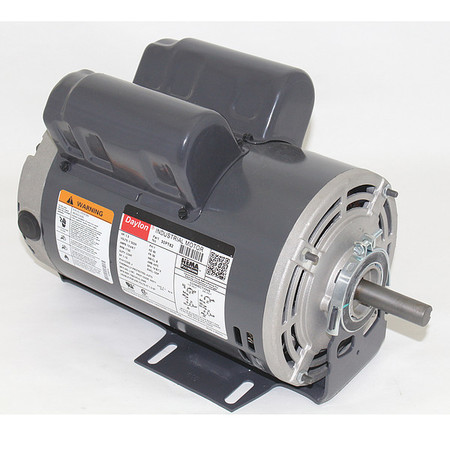 Dayton Capacitor-Start/Run General Purpose Motor, 1 1/2 HP, 115/230V AC Voltage, 56 Frame 30PT82