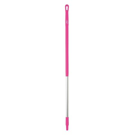 Vikan 1310mm Color Coded Handle, 1 1/4 in Dia, Pink, Aluminum 29351