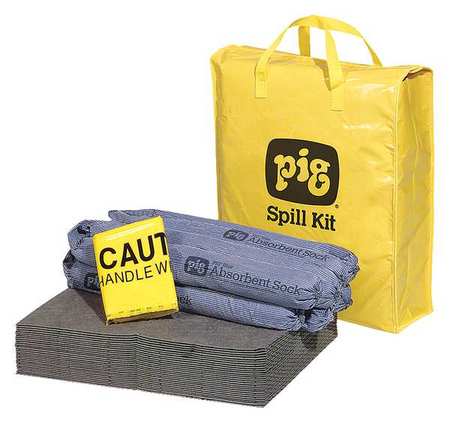PIG PIG Spill Kit, Universal, Yellow KIT220