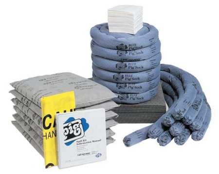 PIG PIG Spill Kit Refill, Universal, Blue/Gray RFL243