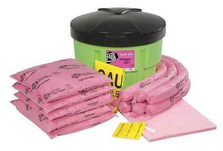 PIG Spill Kit, Chem/Hazmat, Green KIT312
